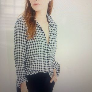 J. Crew classic fit button down in gingham